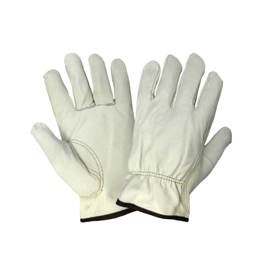 Guantes de trabajo para hombre piel de ciervo cuero de cuero del conductor  protección de seguridad desgaste seguridad